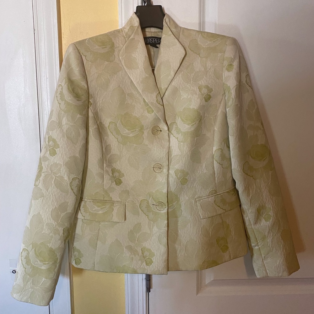 Light Green Skirt Suit
